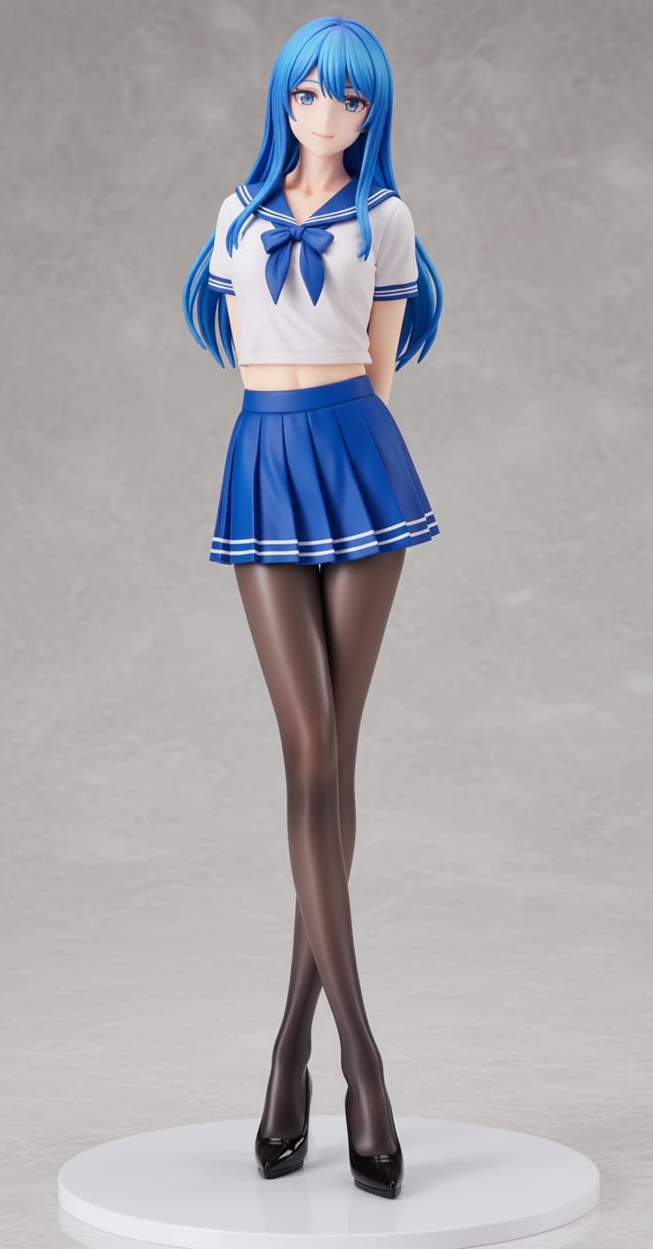 Example anime-style character used for AI image to 3D character generation