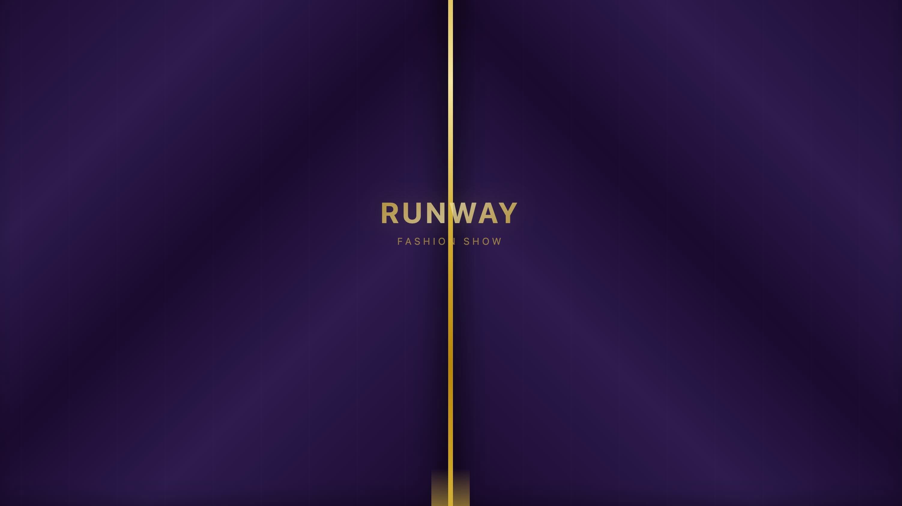 Personal animated 3D characters walking together in a SnapTo3D runway scene
